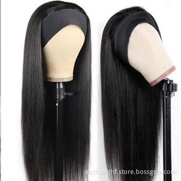 Wholesale Headband Wig Human Hair For Black Women,Remy Human Hair Headband Wig,Headband Kinky Ponytail Human Hair Wig